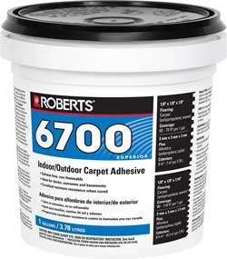 Roberts 6700-1 1 Gallon Indoor/Outdoor Carpet Adhesive