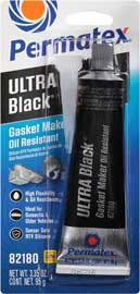 Permatex 82180 Ultra Black Maximum Oil Resistance RTV Silicone Gasket Maker