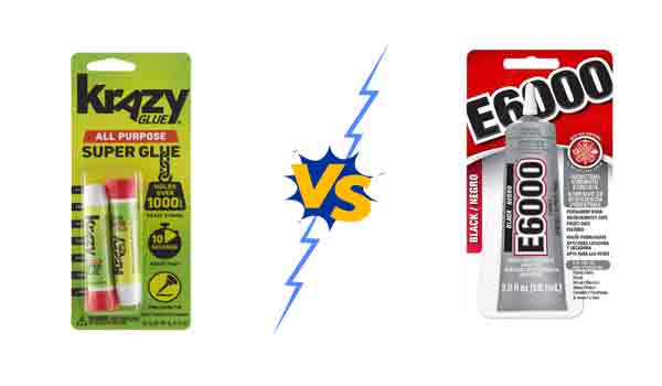 Krazy Glue Vs E6000