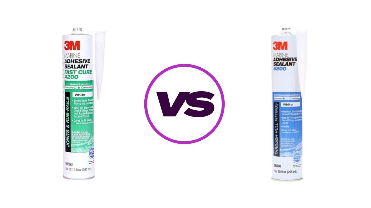 4200 Vs 5200 Marine Sealant Strength, Flexibility Comparison