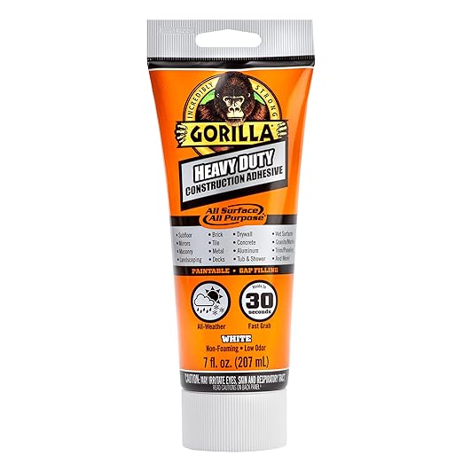 Gorilla Heavy Duty Construction Adhesive Review :DIY CRAFT